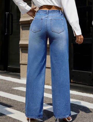 Jeans Shein, albastru