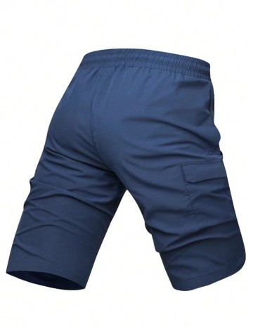 Pantaloni scurți Shein, albastru
