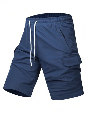 Pantaloni scurți Shein, albastru