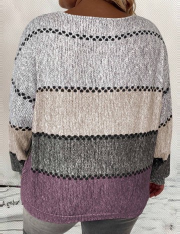 Bluză Shein Curve+, mix culori