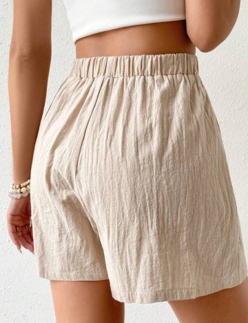 Pantaloni scurți Shein, crem