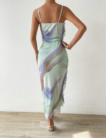 Rochie midi Shein, mix culori