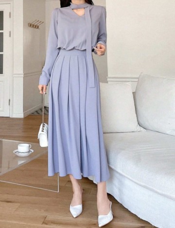 Rochie midi DAZY by Shein, gri