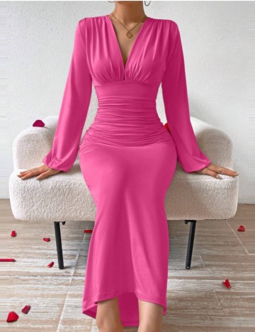 Rochie maxi Shein, roz