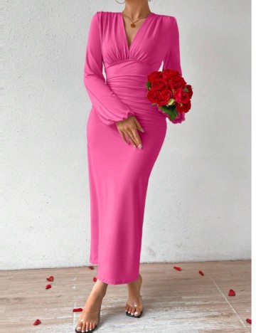 Rochie maxi Shein, roz
