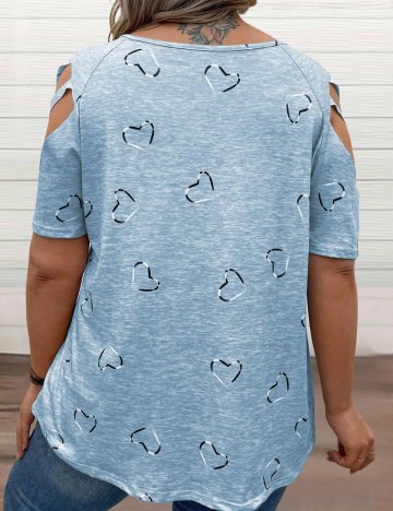 Tricou Shein Curve+, mix culori