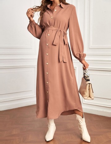 Rochie midi Shein, roz