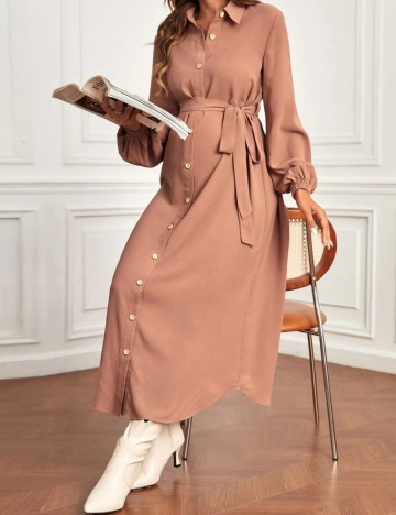 Rochie midi Shein, roz