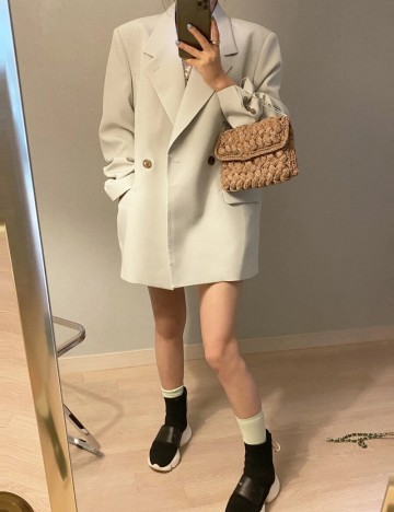 Sacou DAZY by Shein, bej