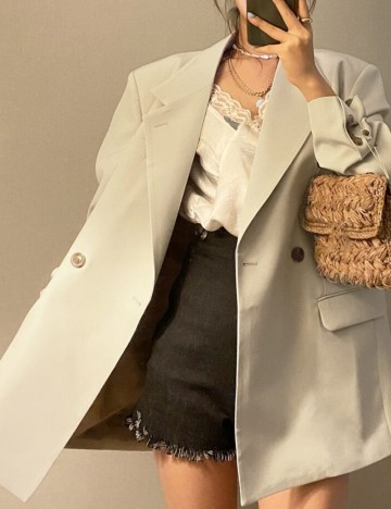 Sacou DAZY by Shein, bej