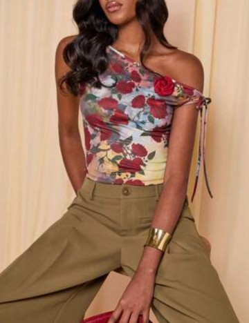 Top Shein, mix culori