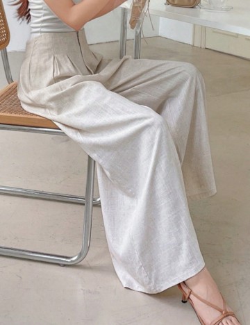 Pantaloni DAZY by Shein, bej