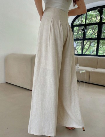 Pantaloni DAZY by Shein, bej