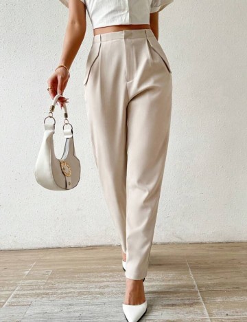 Pantaloni Shein, bej