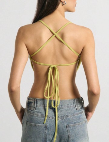 Top Shein, verde