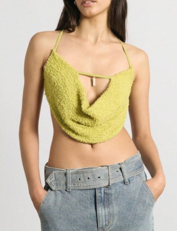 Top Shein, verde