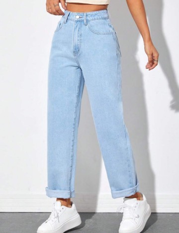 Jeans Shein, albastru