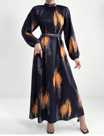 Rochie maxi Shein, mix culori
