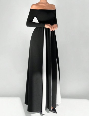 Rochie maxi Shein, mix culori