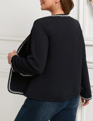 Cardigan Shein Curve+, negru