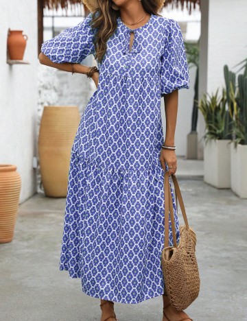 Rochie maxi Shein, mix culori