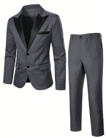 Costum Shein, gri