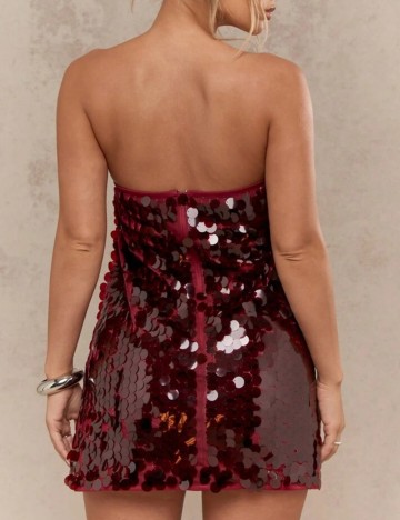 Rochie mini Missguided by Shein, vișiniu