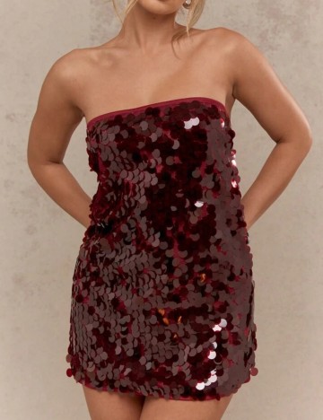 Rochie mini Missguided by Shein, vișiniu