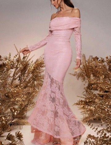 Rochie de ocazie Shein, roz