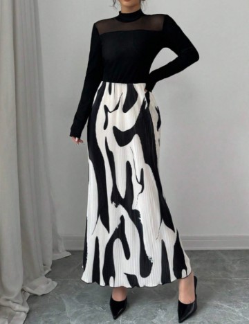 Rochie maxi Shein, mix culori