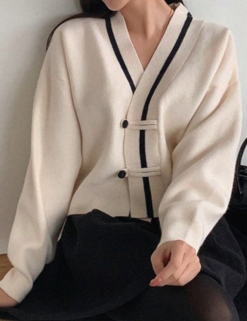 Cardigan DAZY by Shein, crem