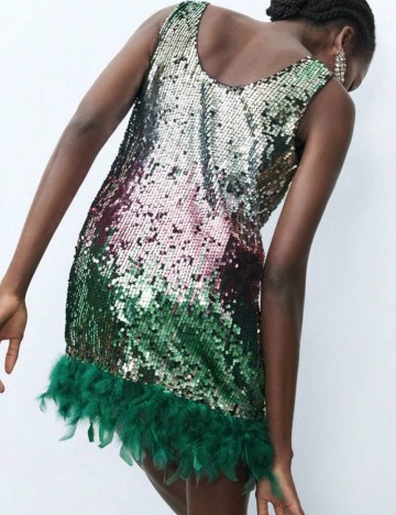 Rochie mini Shein, mix culori