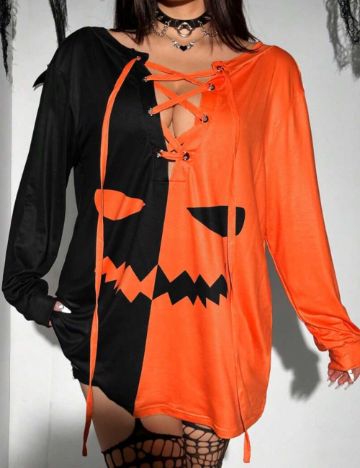 Bluză Shein Curve+, mix culori