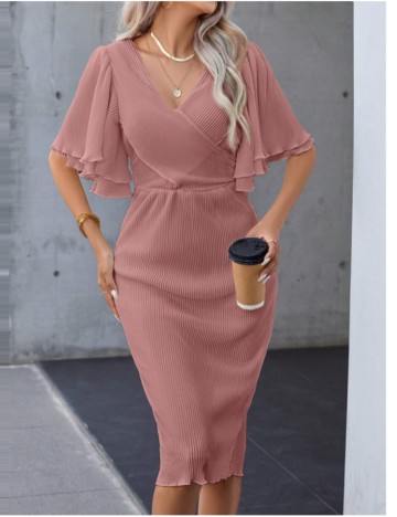Rochie midi Shein, roz