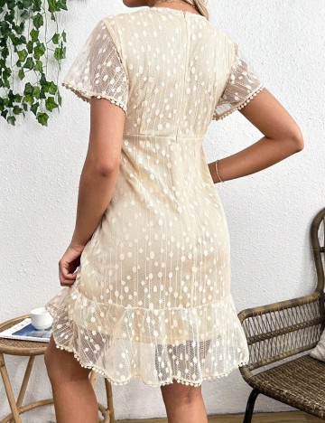 Rochie mini Shein, crem