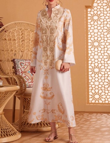 Rochie midi Shein, mix culori