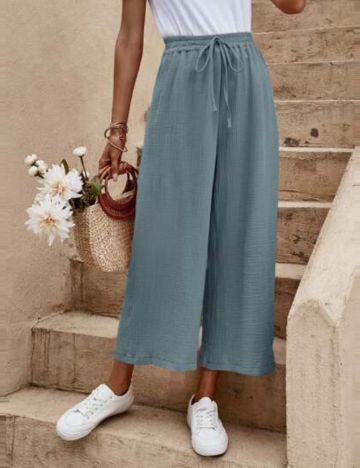 Pantaloni Shein, albastru