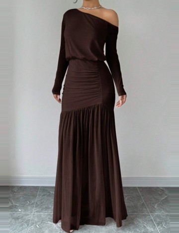 Rochie maxi Shein, vișiniu