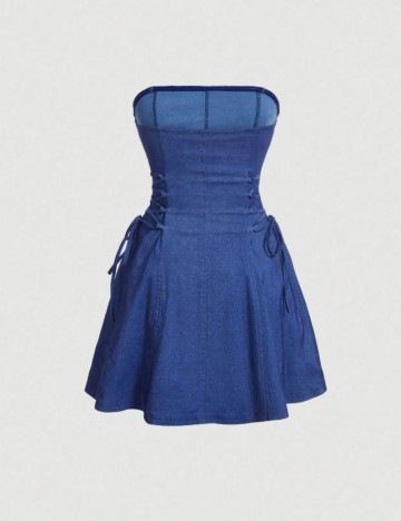Rochie mini Shein Curve+, albastru