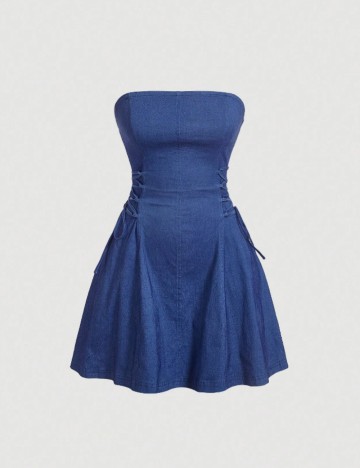 Rochie mini Shein Curve+, albastru