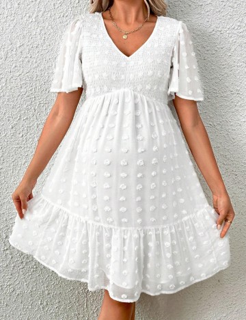 Rochie mini Shein, alb