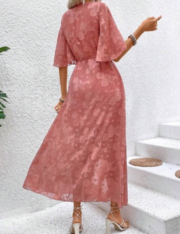 Rochie maxi Shein, roz prafuit