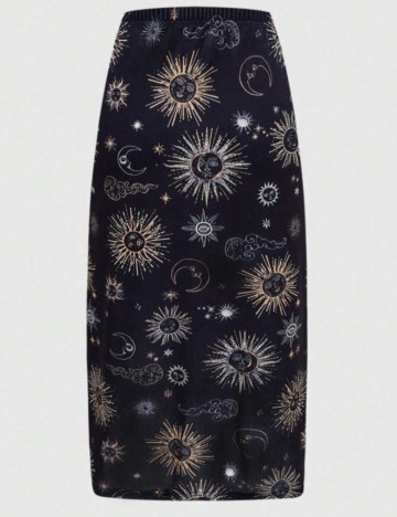 Fustă maxi Shein, mix culori