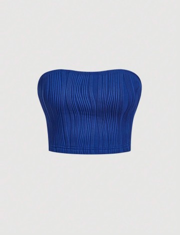 Top Shein, albastru