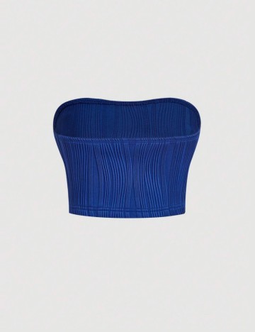 Top Shein, albastru