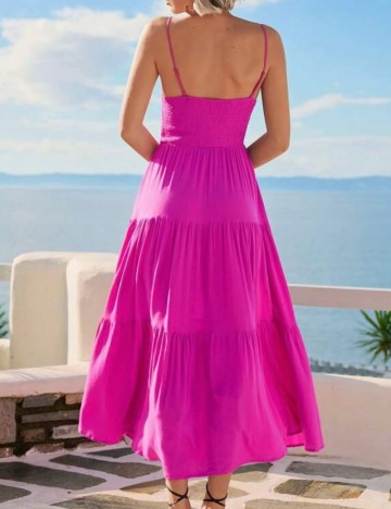 Rochie maxi Shein, mov magenta