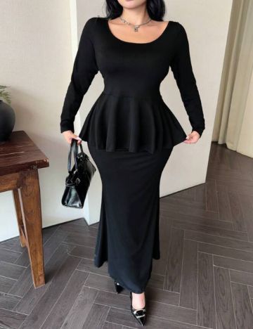 Compleu Shein Curve+, negru
