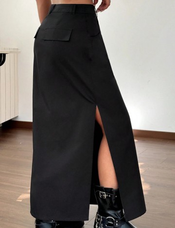 Fustă maxi Shein, negru