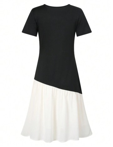 Rochie midi Shein, mix culori
