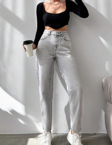 Jeans Shein, gri